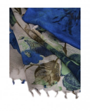 Палантин Женский W40-PORTE.FLEUR/VERTE